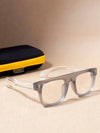 The Martin Clear Square Eyeglass - SunglassesMart