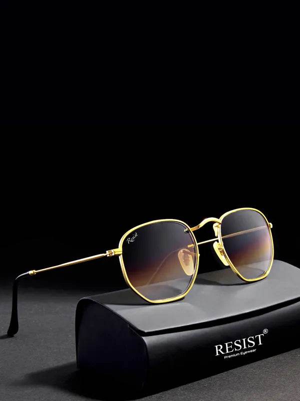 Hexa Brown Gradient - SunglassesMart