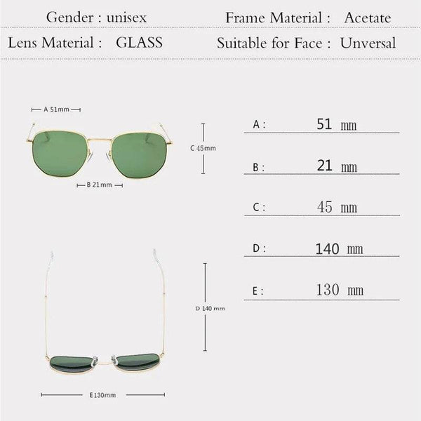 Hexagonal Sunglasses - SunglassesMart