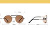 Hollowed Round Cap Sunglasses - SunglassesMart