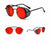 Hollowed Round Cap Sunglasses - SunglassesMart