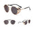 Hollowed Round Cap Sunglasses - SunglassesMart