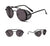 Hollowed Round Cap Sunglasses - SunglassesMart
