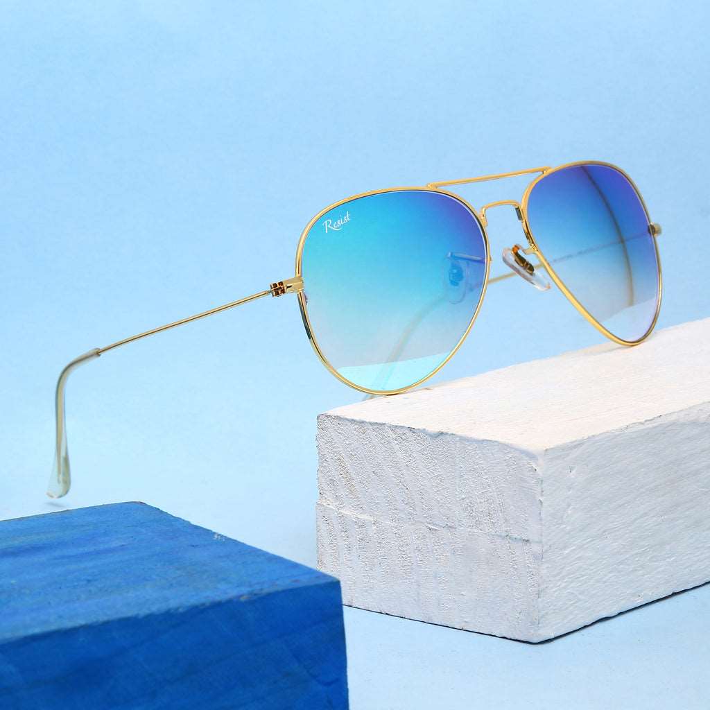 Blue reflector sunglasses hotsell