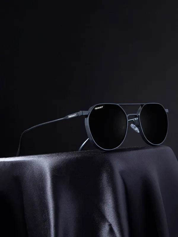Stevan Black Oval Glasses - SunglassesMart