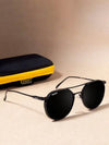 Stevan Black Oval Glasses - SunglassesMart
