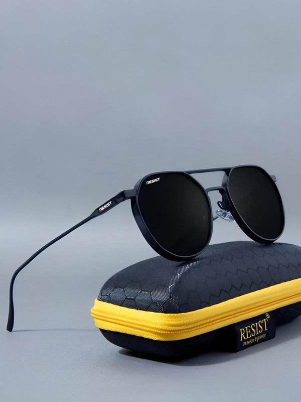 Stevan Black Oval Glasses - SunglassesMart