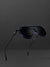 Stevan Black Oval Glasses - SunglassesMart