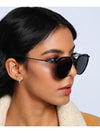 Stevan Black Oval Glasses - SunglassesMart
