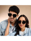 Stevan Black Oval Glasses - SunglassesMart