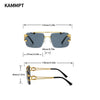 Sunglass Lover Fashion Leopard Rimless Sunglasses - SunglassesMart