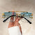 Sunglass Lover Fashion Leopard Rimless Sunglasses - SunglassesMart