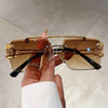 Sunglass Lover Fashion Leopard Rimless Sunglasses - SunglassesMart