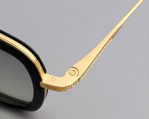 Sunglass Lover Gradient Double Bridge Square Sunglasses - SunglassesMart