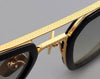 Sunglass Lover Gradient Double Bridge Square Sunglasses - SunglassesMart