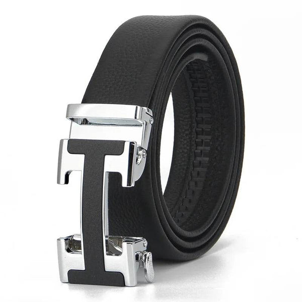 Sunglasses Mart Men's Automatic Leather Business Vintage Designer Belt - SunglassesMart