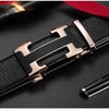 Sunglasses Mart Men's Automatic Leather Business Vintage Designer Belt - SunglassesMart