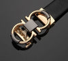 Sunglasses Mart Metal Design Auto Buckle Designer Genuine Leather Belt For Men - SunglassesMart