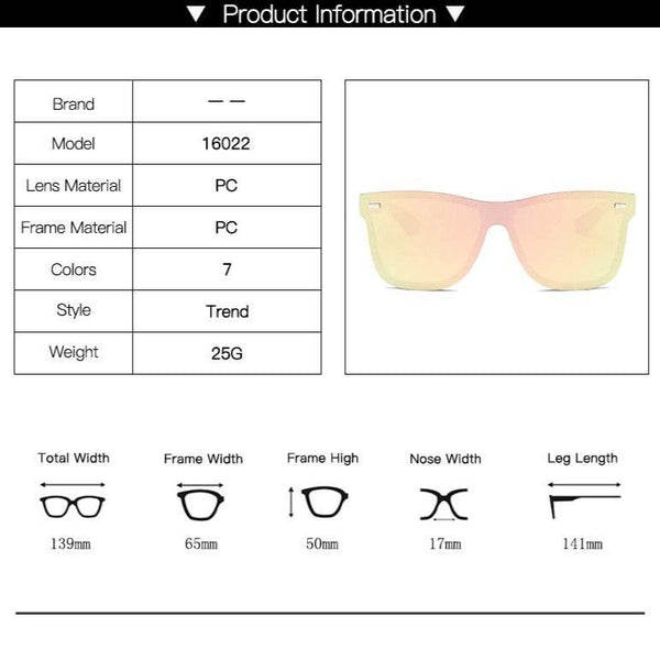 Sunglass Lover New Rimless Reflector Mirror Polarized Sunglasses - SunglassesMart