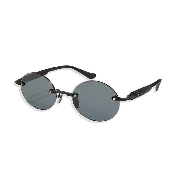 Sunglass Lover Oval Rimless Sunglasses - Unisex - SunglassesMart
