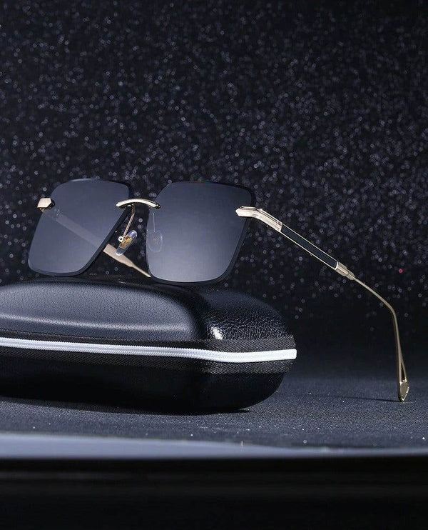 Sunglass Lover Oversize Square Rimless Fashion Sunglasses - SunglassesMart