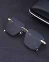 Sunglass Lover Oversize Square Rimless Fashion Sunglasses - SunglassesMart