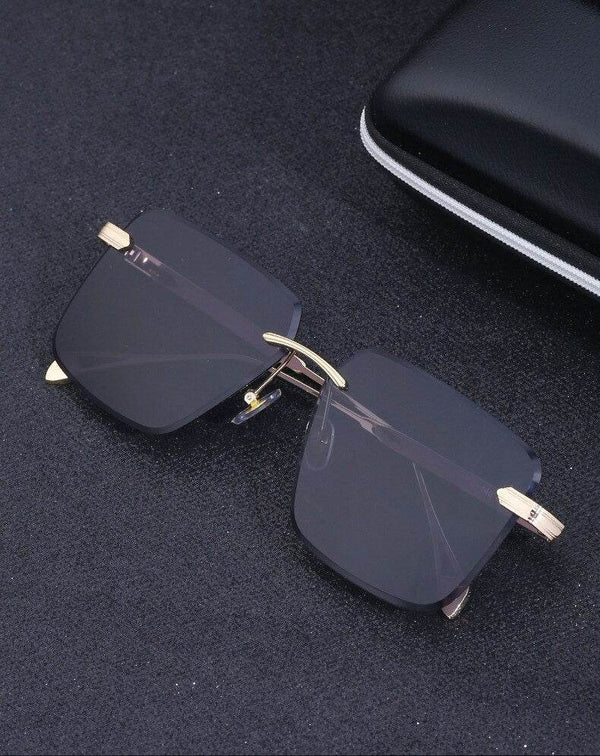Sunglass Lover Oversize Square Rimless Fashion Sunglasses - SunglassesMart