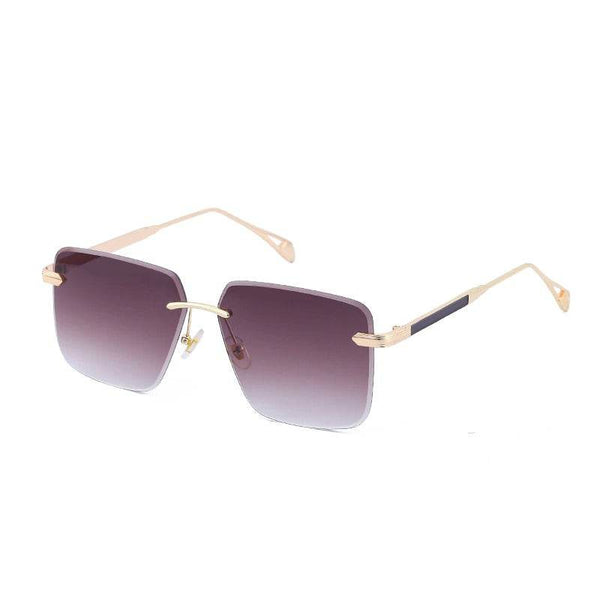 Sunglass Lover Oversize Square Rimless Fashion Sunglasses - SunglassesMart