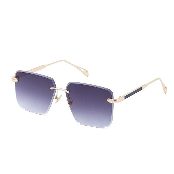 Sunglass Lover Oversize Square Rimless Fashion Sunglasses - SunglassesMart