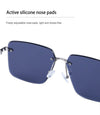 Sunglass Lover Oversize Square Rimless Fashion Sunglasses - SunglassesMart