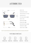Sunglass Lover Rectangle Retro Sunglasses for Men and Women - SunglassesMart