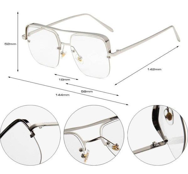 Sunglass Lover Rimless Punk Style Eyeglasses - SunglassesMart