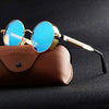 Sunglass Lover Round Steampunk Metal Sunglasses - SunglassesMart