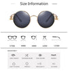 Sunglass Lover Round Steampunk Metal Sunglasses - SunglassesMart