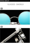 Sunglass Lover Round Steampunk Metal Sunglasses - SunglassesMart