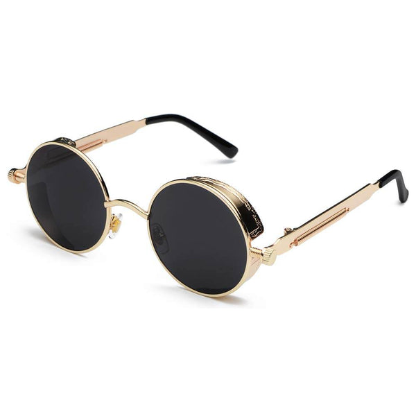 Sunglass Lover Round Steampunk Sunglasses - SunglassesMart