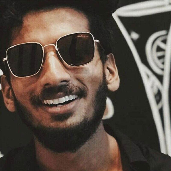 Sunglass Lover Shahid Kapoor's Vintage Rectangular Sunglasses - SunglassesMart