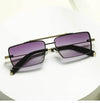 Sunglass Lover Small Rectangle Gradient Sun Glasses - SunglassesMart