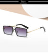 Sunglass Lover Small Rectangle Gradient Sun Glasses - SunglassesMart