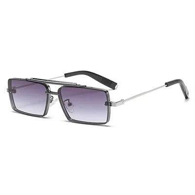 Sunglass Lover Small Rectangle Gradient Sun Glasses - SunglassesMart