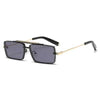 Sunglass Lover Small Rectangle Gradient Sun Glasses - SunglassesMart