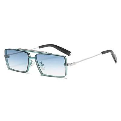 Sunglass Lover Small Rectangle Gradient Sun Glasses - SunglassesMart