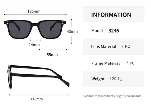 Sunglass Lover Square Designer Vintage Sunglasses - SunglassesMart