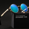 Sunglass Lover Steampunk Round Metal Sunglasses - SunglassesMart
