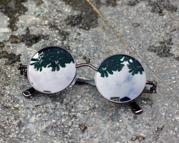 Sunglass Lover Stylish Steampunk Round Sunglasses For Men - SunglassesMart