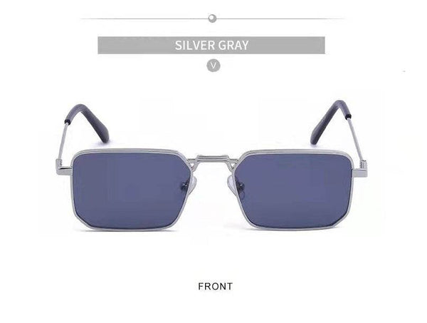 Sunglass Lover Vintage Fashion Punk Rectangle Sunglasses for Men - SunglassesMart