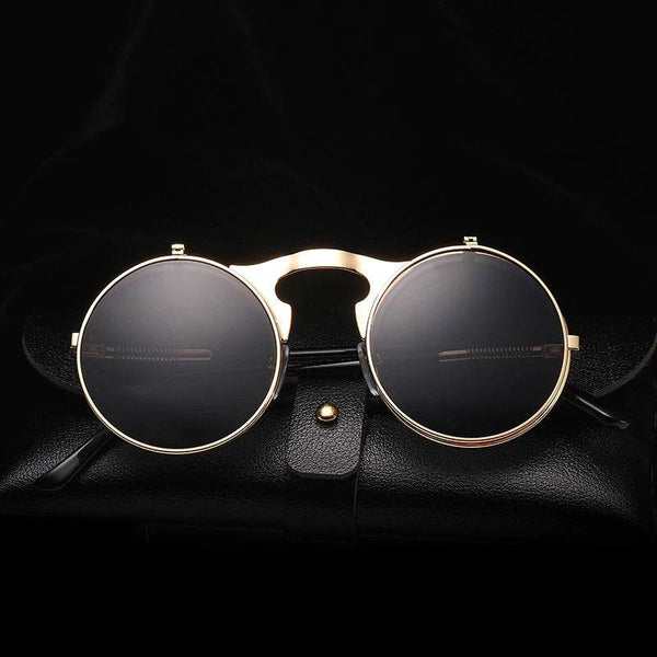 Sunglass Lover Vintage Steampunk Flip Sunglasses - SunglassesMart