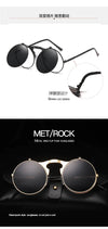 Sunglass Lover Vintage Steampunk Flip Sunglasses - SunglassesMart