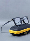 Sabestian Clear Black Eyeglass - SunglassesMart
