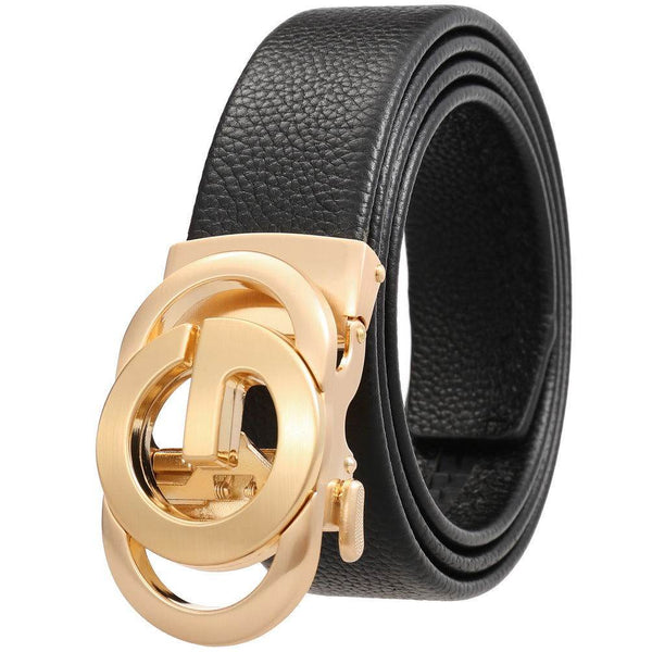 Luxury Designer Brand Leather Belt for Men - SunglassesMart